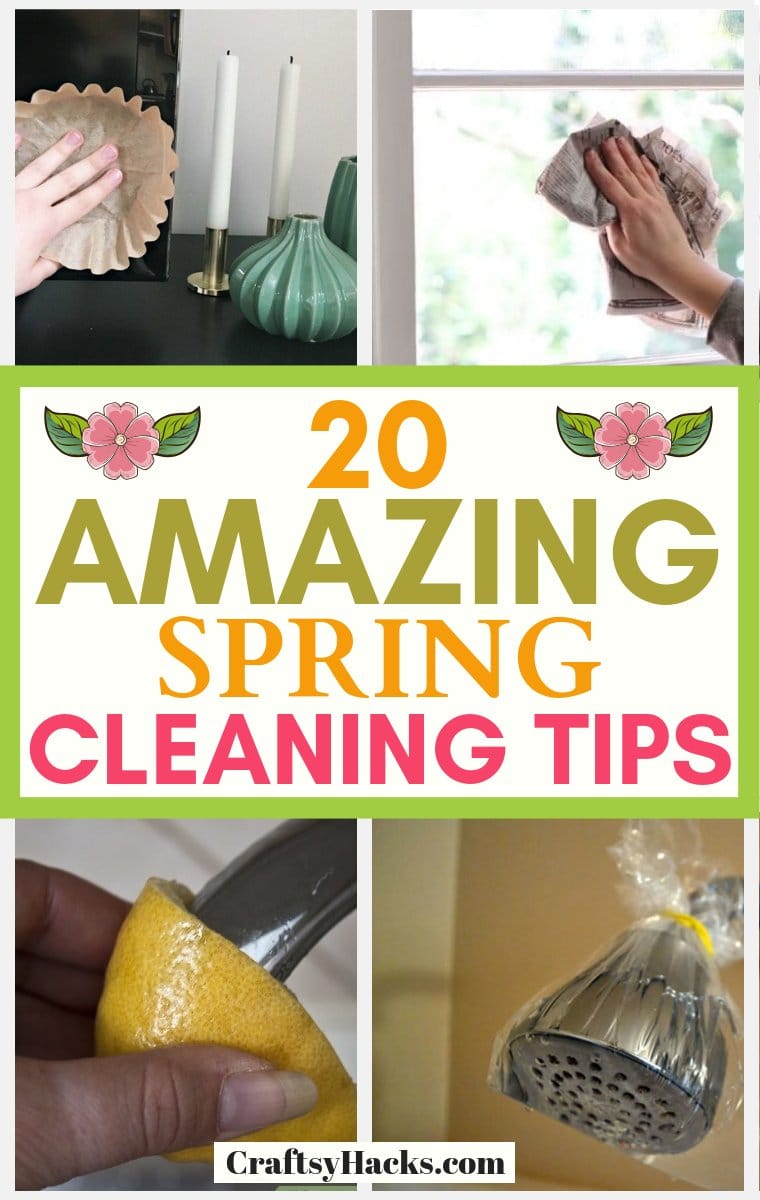 20 Amazing Spring Cleaning Tips