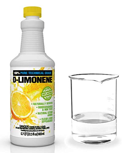 100% Pure D-Limonene Citrus Orange Oil Extract Best Natural Solvent Extracted from Orange Peels (Citrus Cleaner Degreaser & Deodorizer) (22.5 oz)