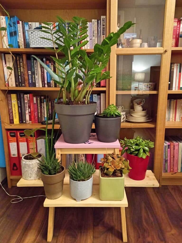 potted plant stand