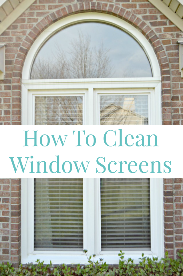 How to Clean Window Screens